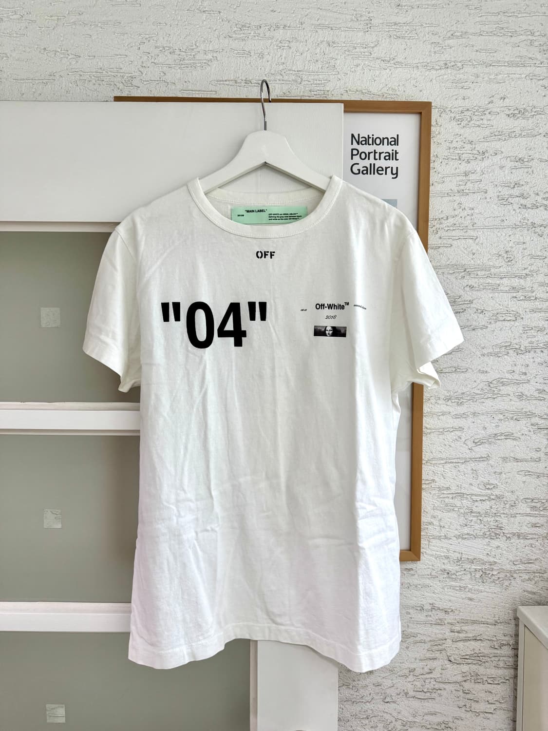 [OFF-WHITE] 오프화이트 모나리자 반팔 티셔츠 XS 상품이미지1