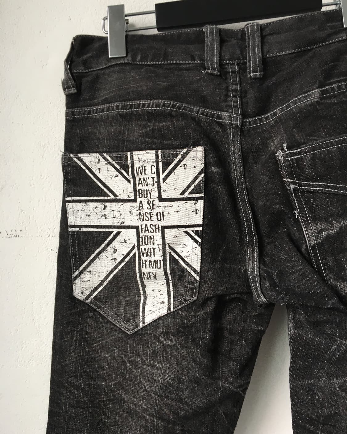 Printing point washing denim pants 상품이미지7
