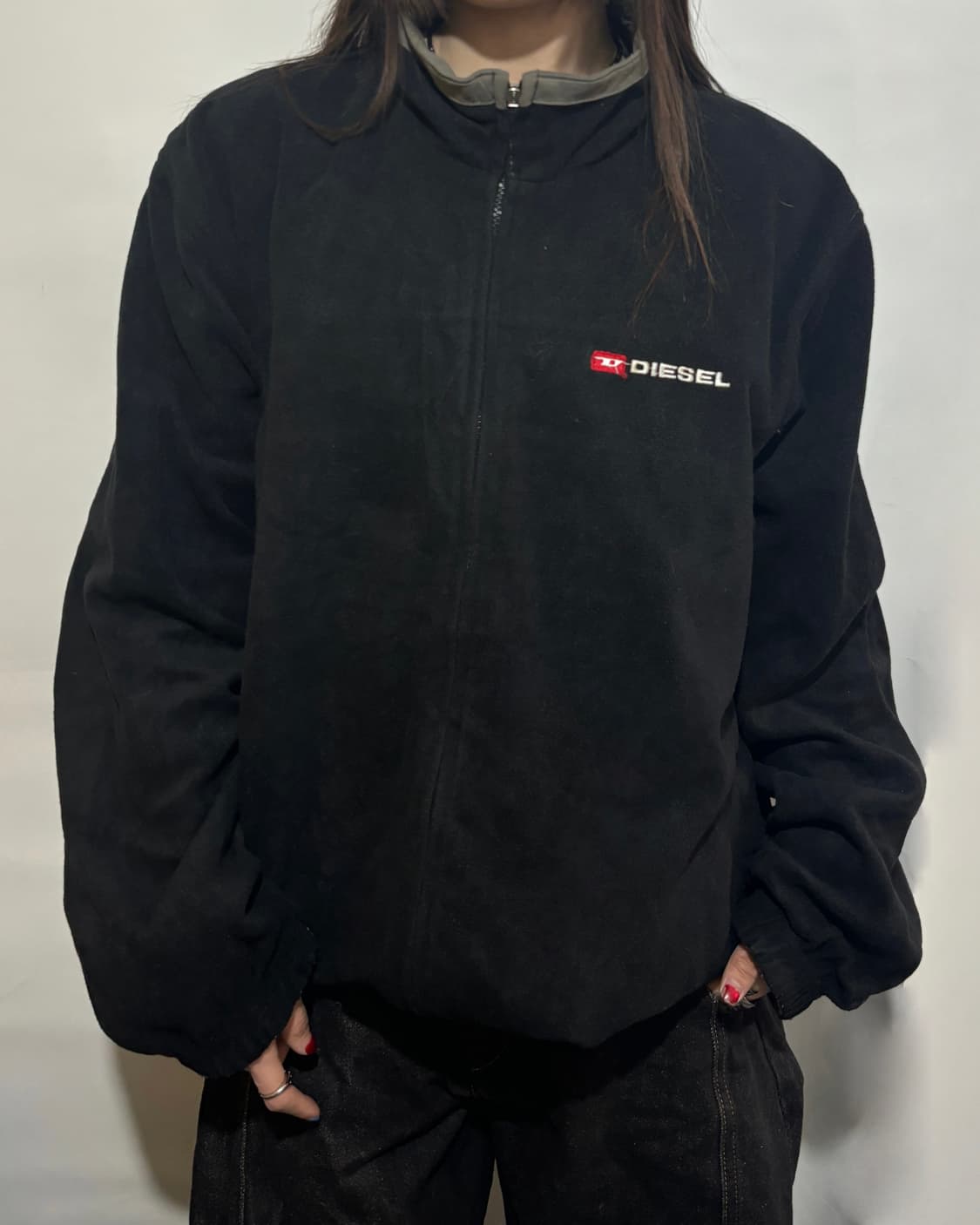 90s DIESEL 양면 라이트 윈드 점퍼 상품이미지5