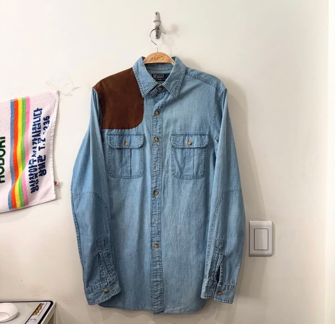 580. 폴로 데님 셔츠 상품이미지1