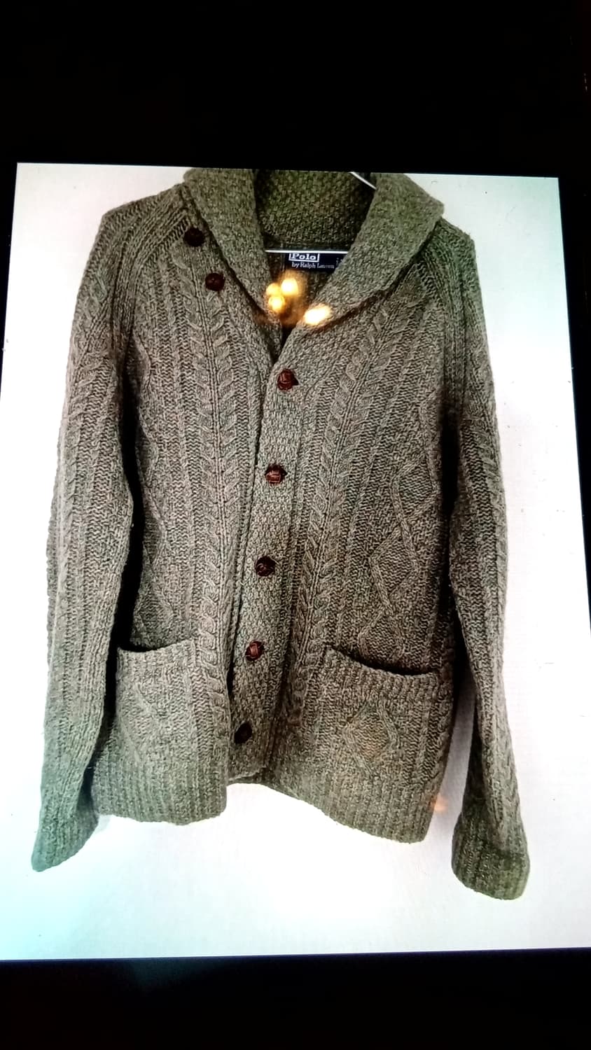 폴로 랄프로렌 솔 거다간 케이블 니트 상품이미지2