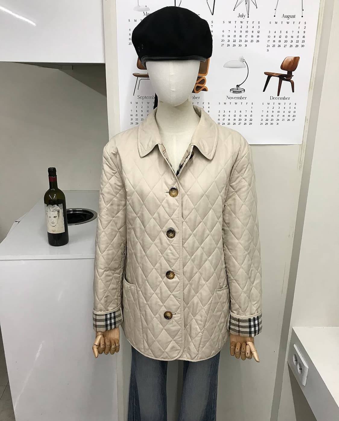 버버리 누빔 퀼팅 자켓 상품이미지7