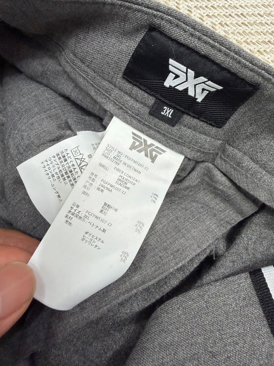 정품) PXG 피엑스지 남성 골프 바지 3XL 상품이미지8