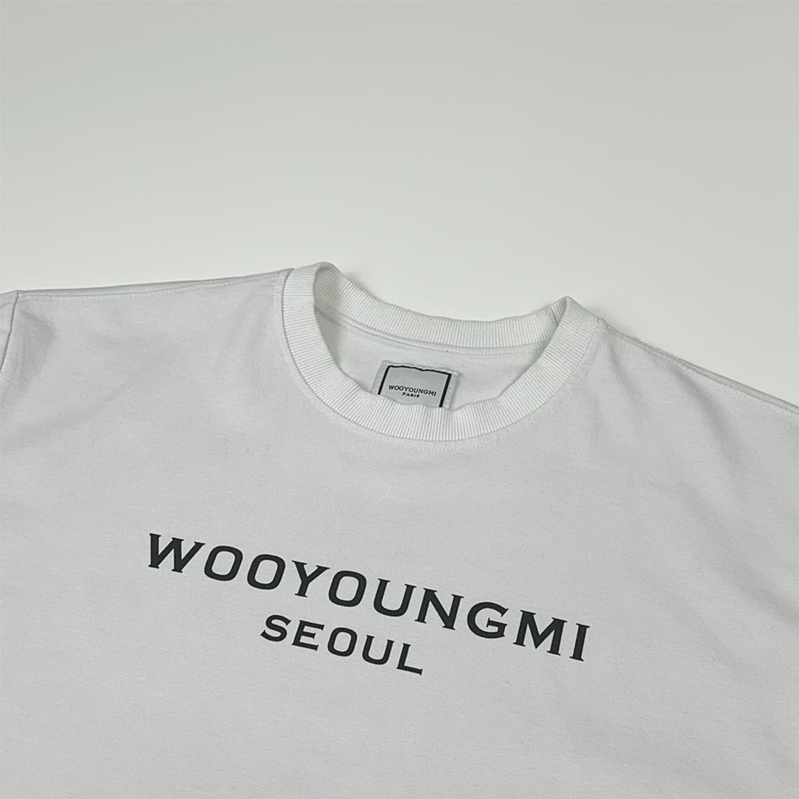 우영미 로고 반팔티 상품이미지3