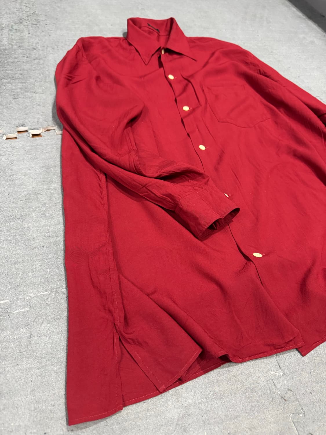 요지야마모토 와이즈포맨 레이온 셔츠 상품이미지3