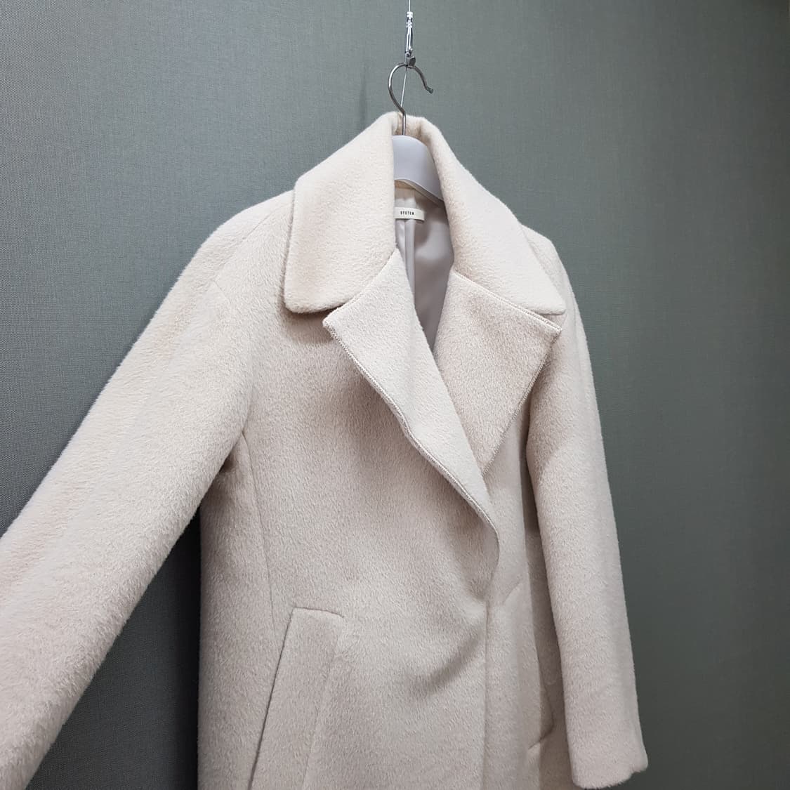 한섬 시스템  베이비 라마 울 롱코트 82-94-160 사이즈 상품이미지3