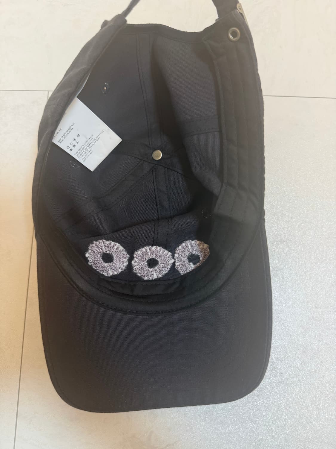 999휴머니티 로고 아카이브 캡 (퍼플 차콜) 상품이미지2