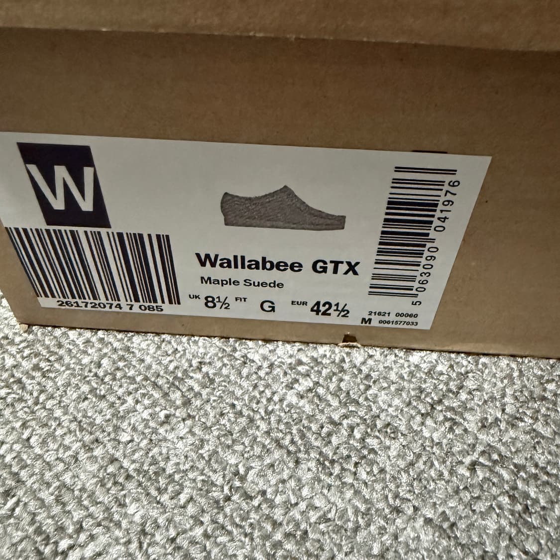 클락스 왈라비 고어텍스 메이플 275 uk8.5 상품이미지5