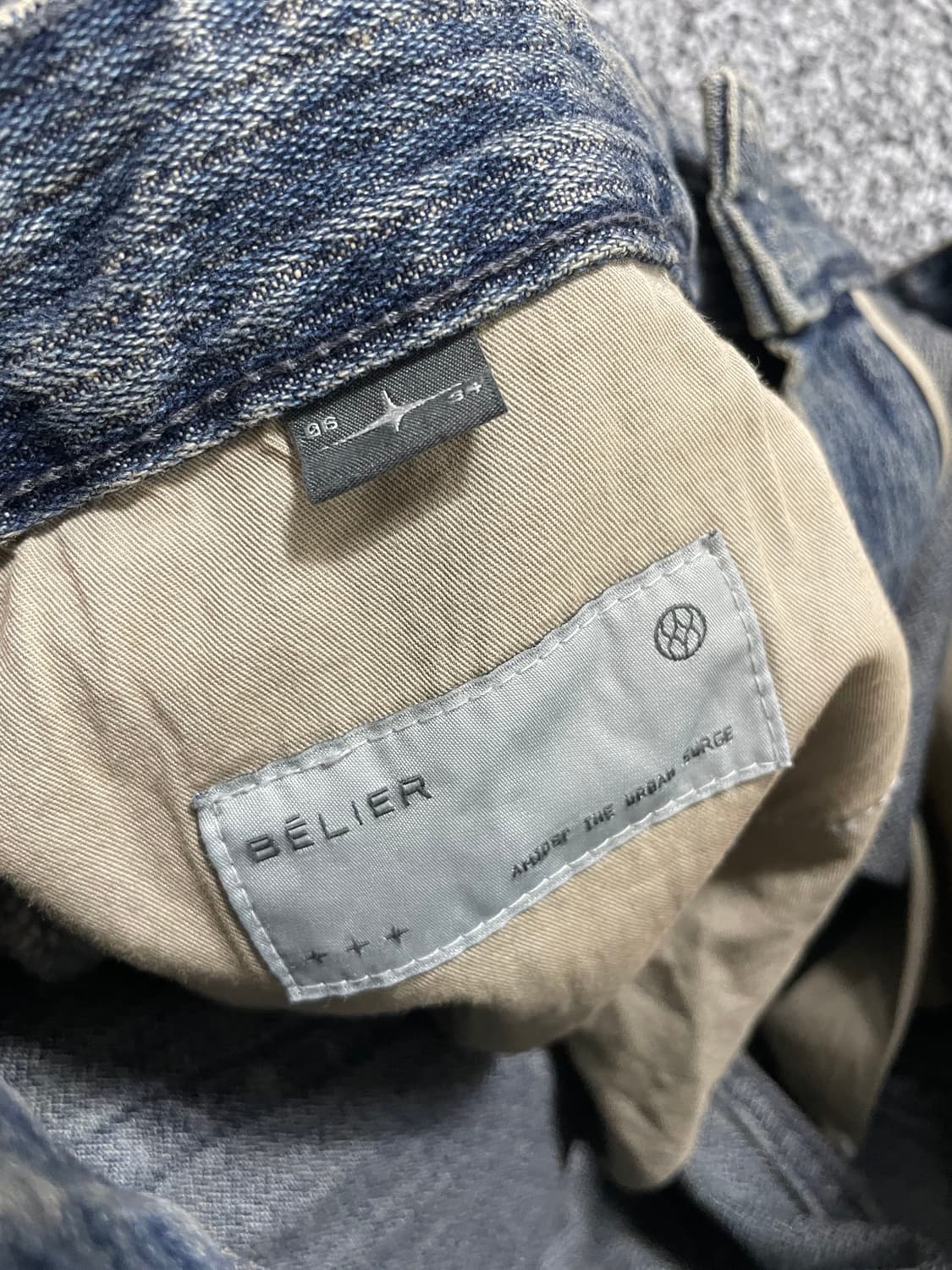 빈티지9. 벨리에 남여 트루 와이드 데님 팬츠 청 바지 상품이미지4