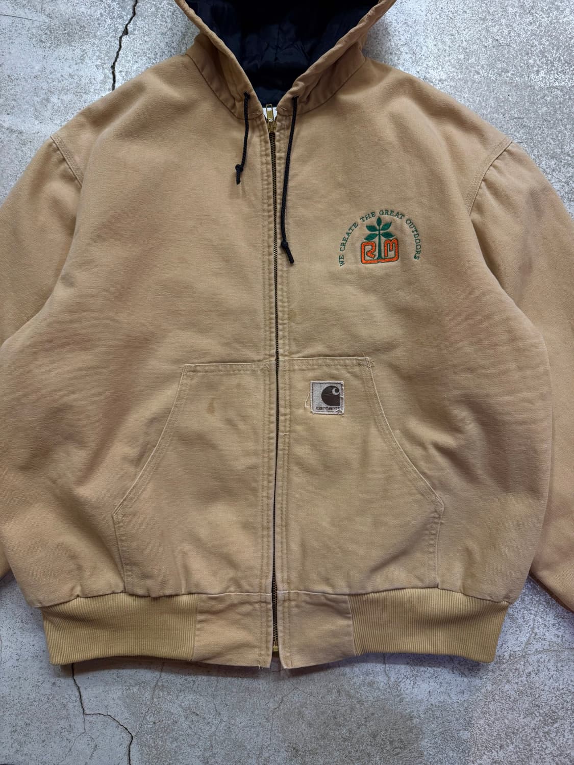 90s 칼하트 덕 캔버스 액티브자켓 made in usa 상품이미지2