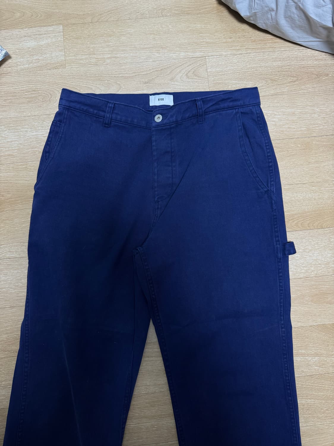 RYOO 페인터 팬츠 블루 L사이즈 상품이미지2