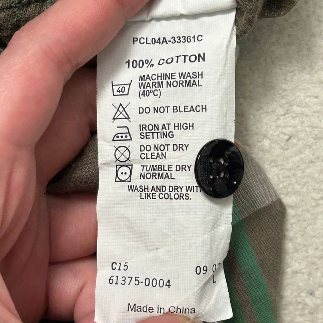 LEVI'S Red Tab 웨스턴 셔츠 그린 L 상품이미지6