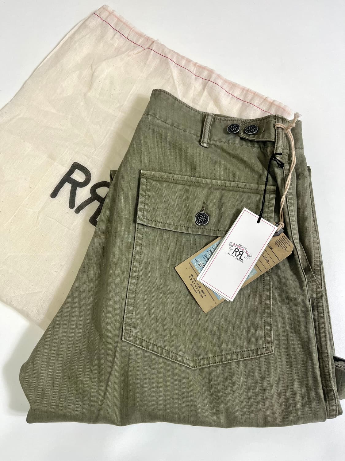 RRL 더블알엘 헤링본 퍼티그 팬츠 30/30 상품이미지1