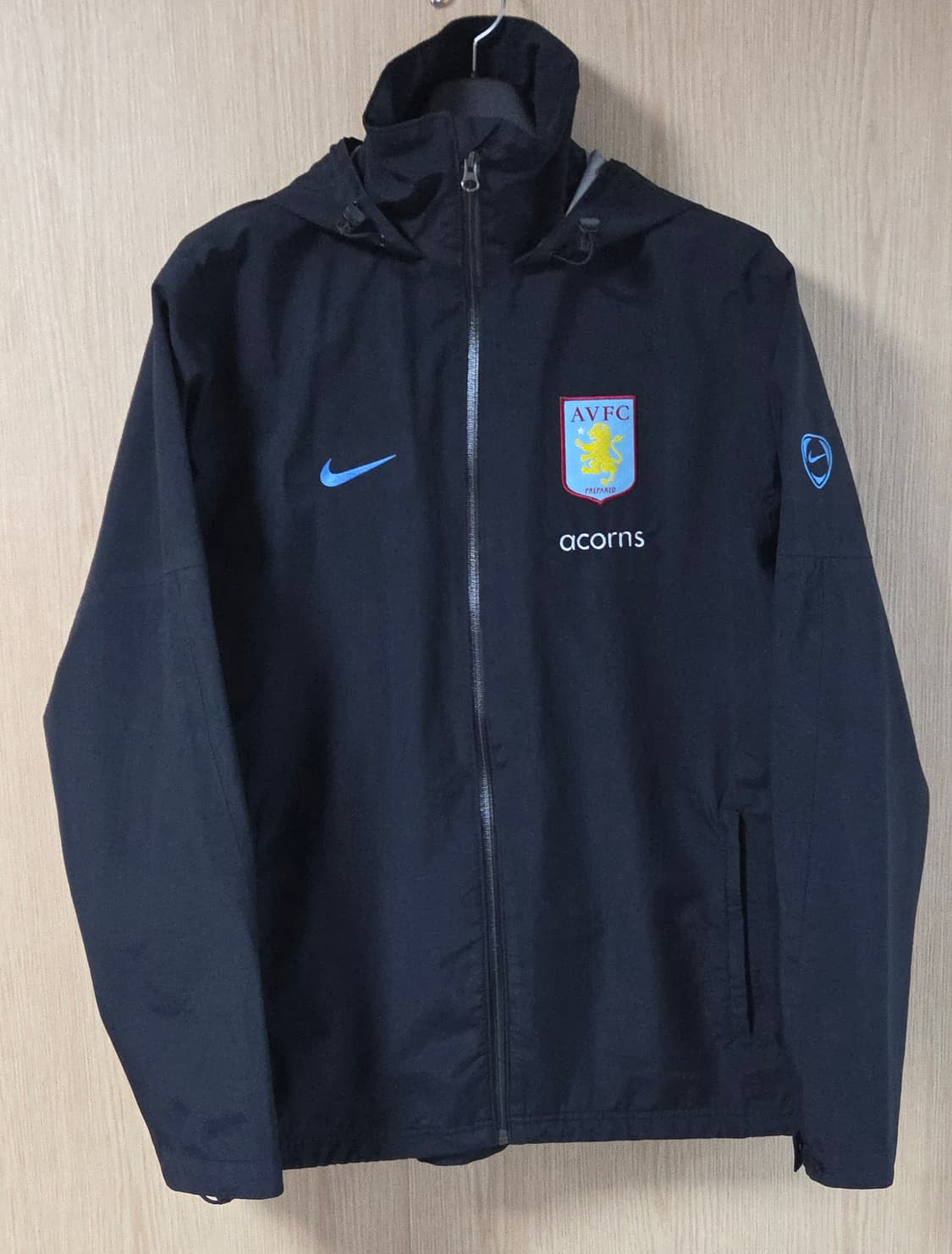 (착샷) 나이키 아스톤빌라 바람막이 후드 09-10시즌 레트로 상품이미지1