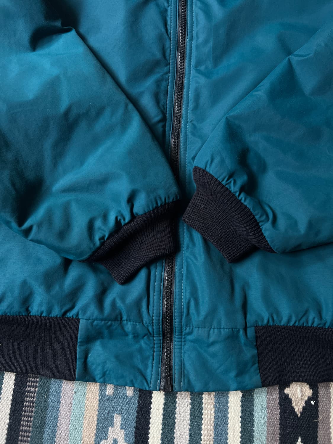 [XL]90's 엘엘빈 USA 헤리티지 플리스 웜업 자켓 상품이미지5