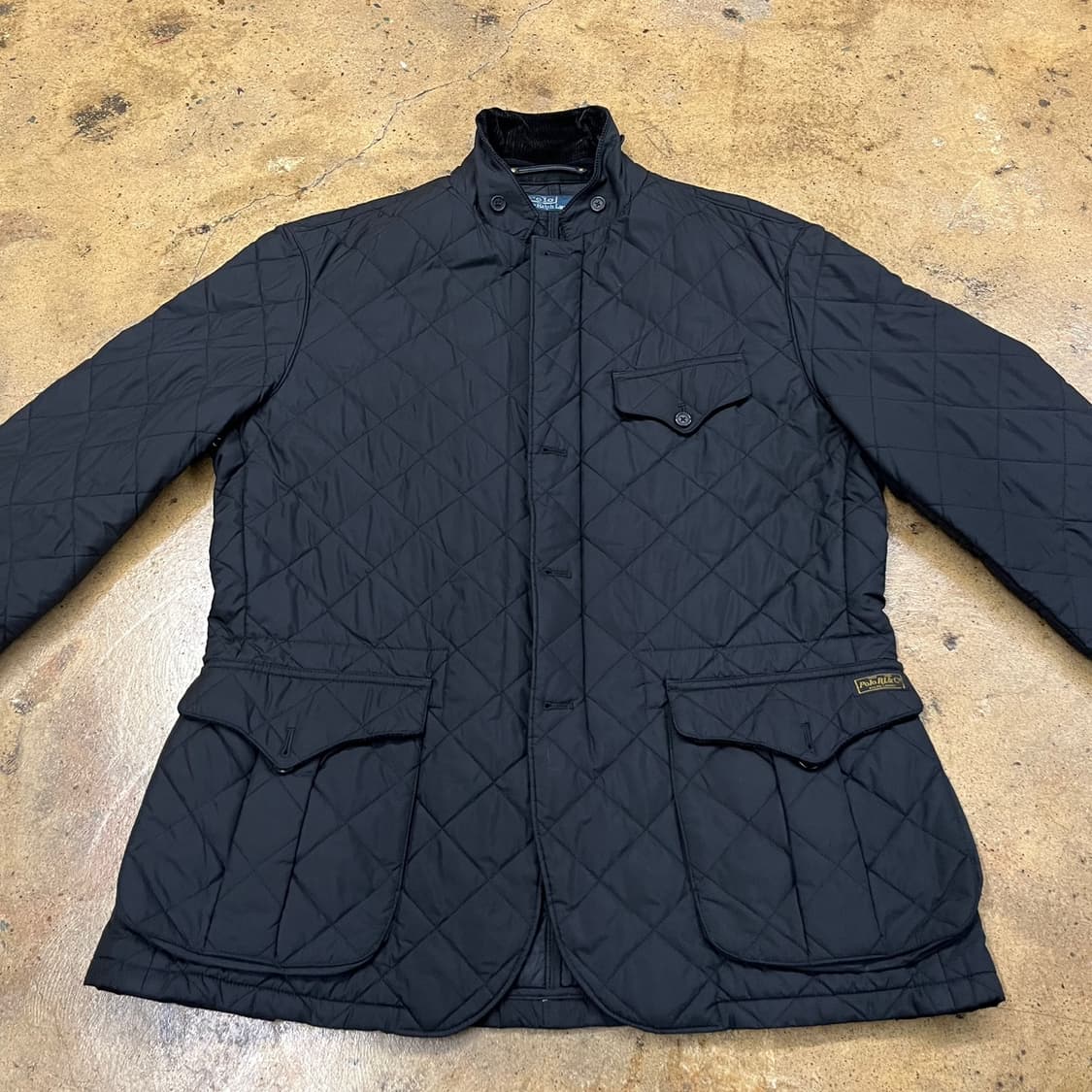 [정품/XL] 폴로 랄프로렌 퀼팅 자켓 블랙 b19 상품이미지3