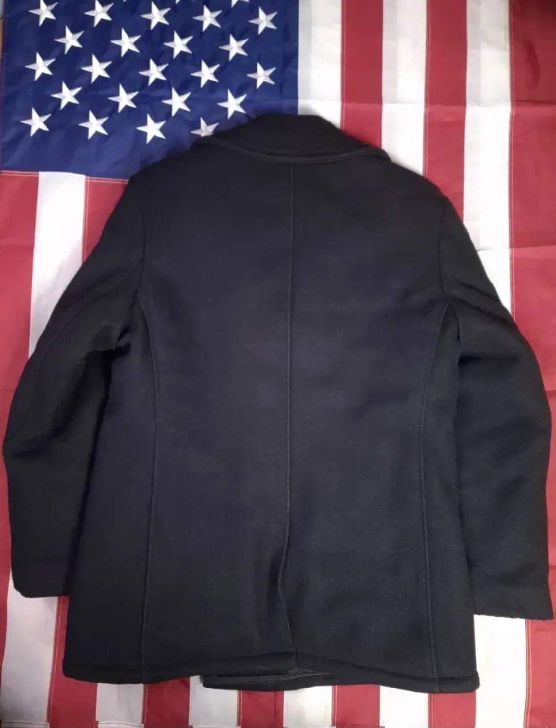 새제품 오리지날 신형 미국제조 미해군 TYPE 쇼트사 울 더플피코트 상품이미지7