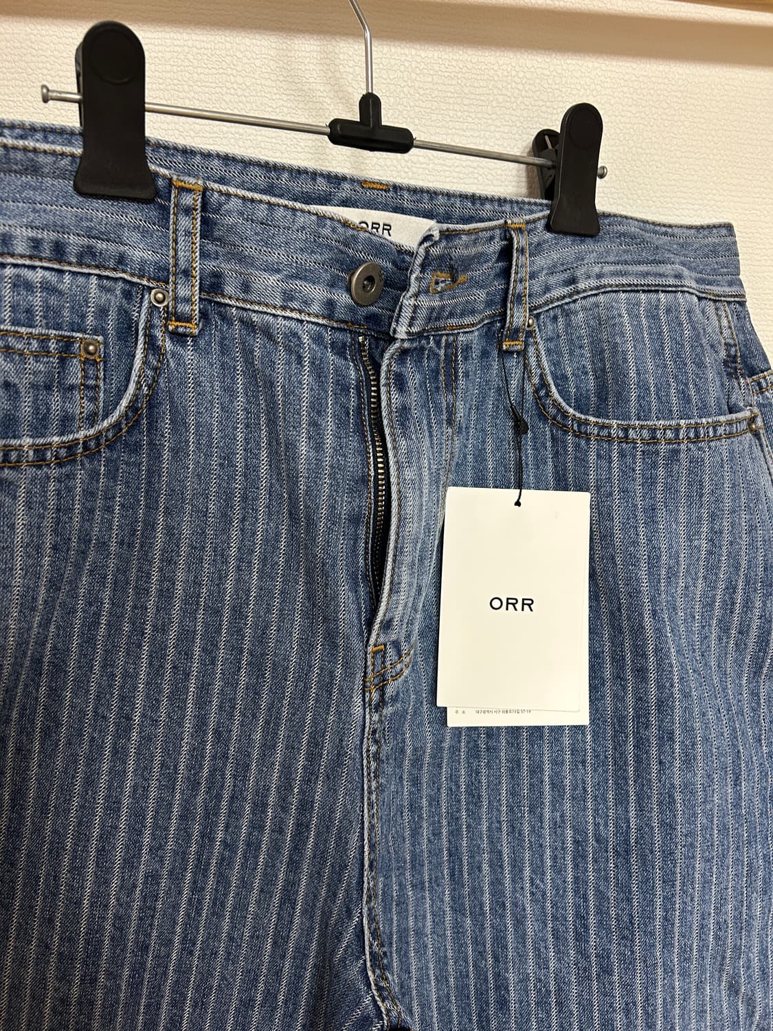 *새상품 ORR  520 스트라이프 데님  상품이미지10