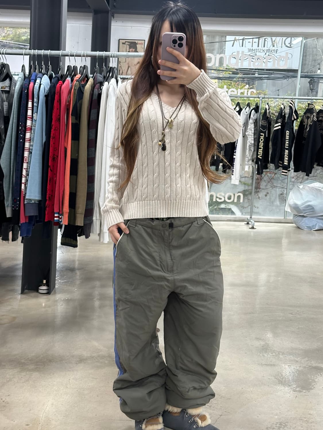 폴로랄프로렌 QR신형택 꽈배기 니트 상품이미지2