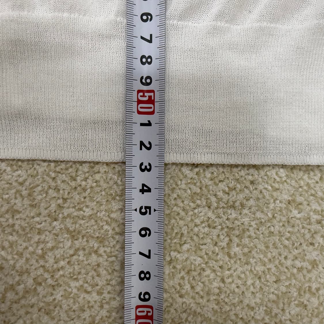 L 유니클로 화이트 컬러 브이넥 가디건 0210T 상품이미지6