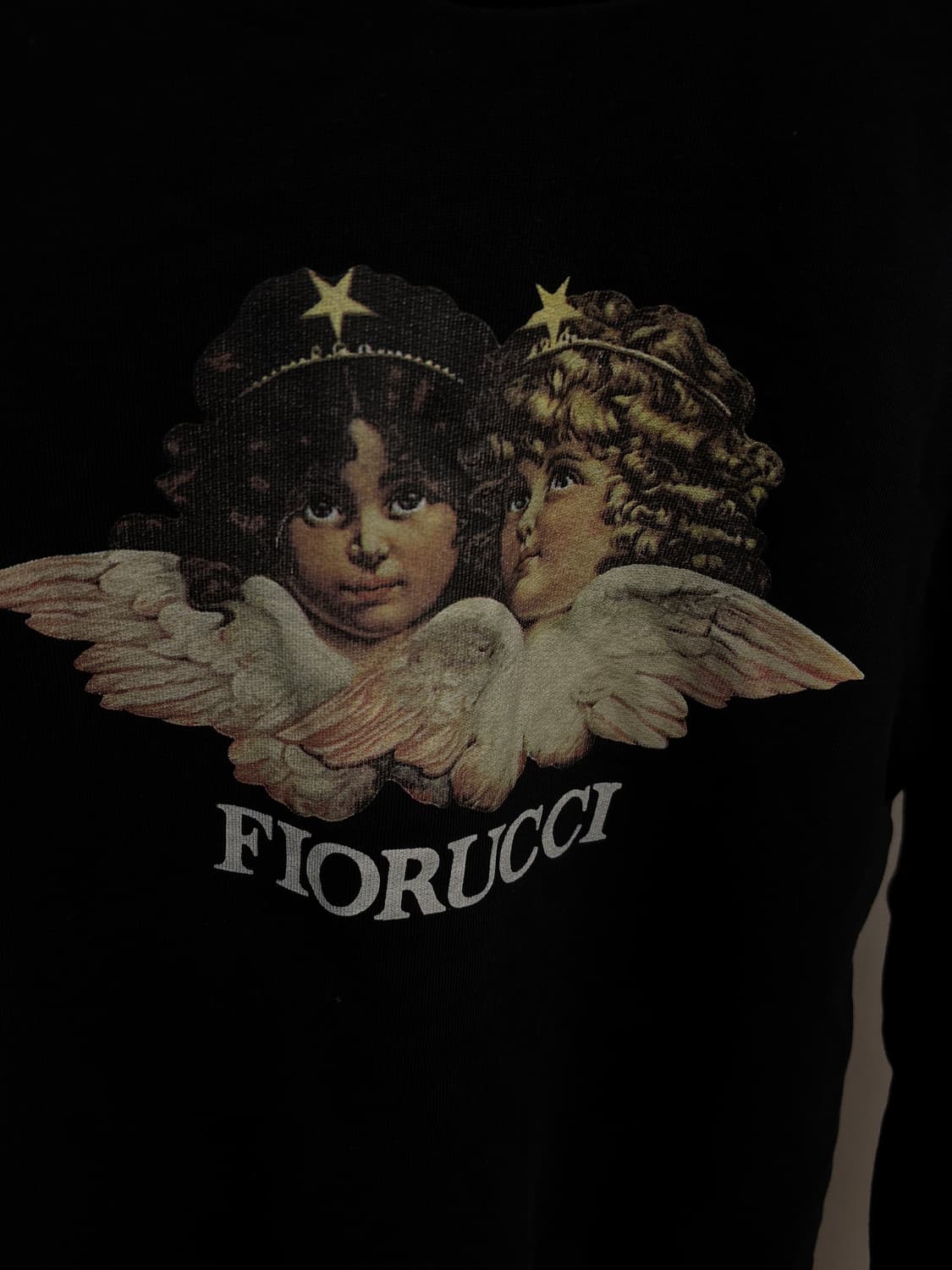 FIORUCCI 블랙 천사 기모 맨투맨 XS 상품이미지2