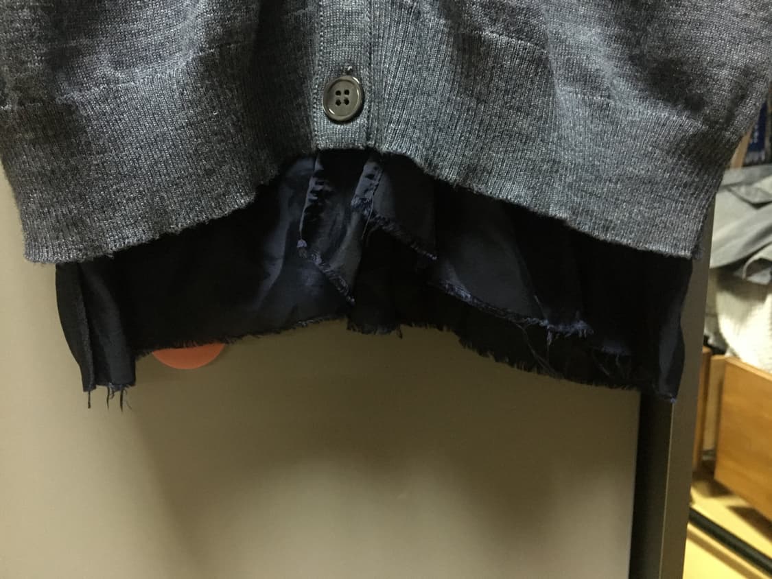 언더커버 울 가디건 큐프라 안감 상품이미지4