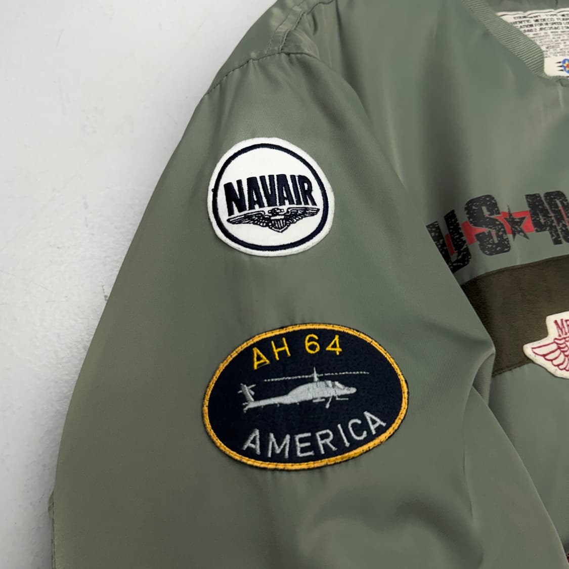 메데코 MA-1 밀리터리 플라이트 패치워크 봄버 항공자켓 상품이미지5