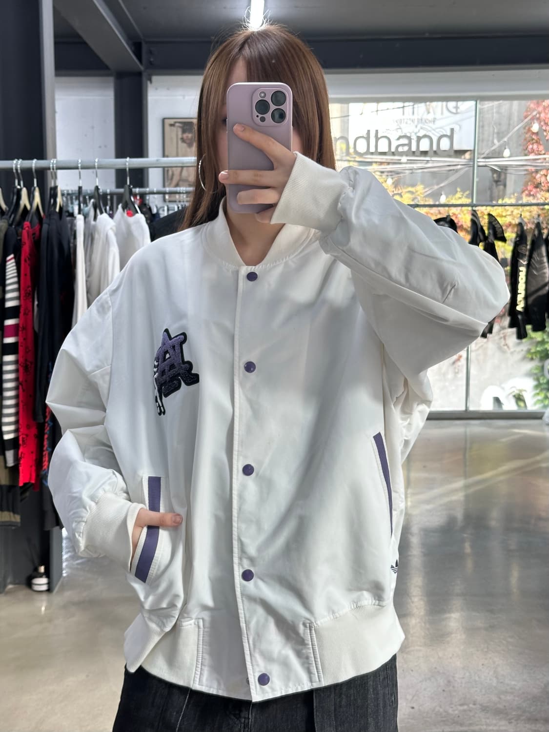 아디다스 모던컬리지에이트 봄버 자켓 상품이미지4