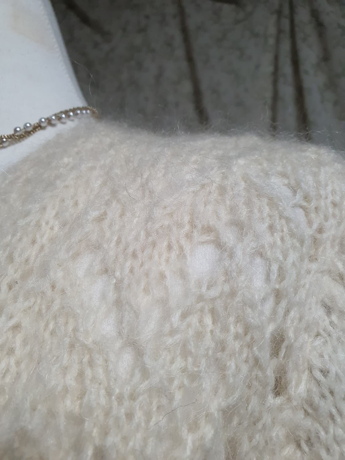 [빈티지] 아이보리 니트 가디건 상품이미지3