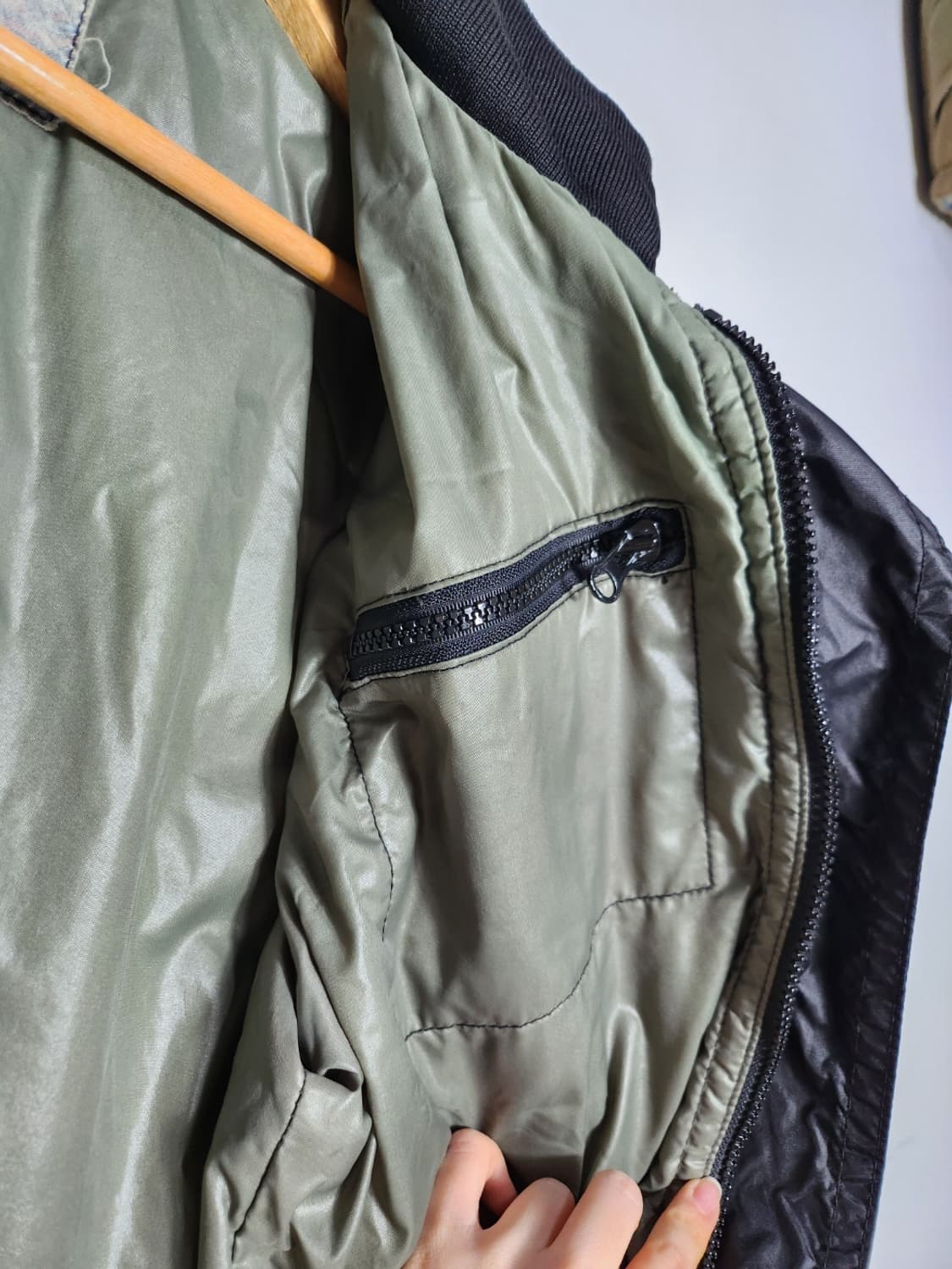 빈티지 나일론 바이커자켓 상품이미지8