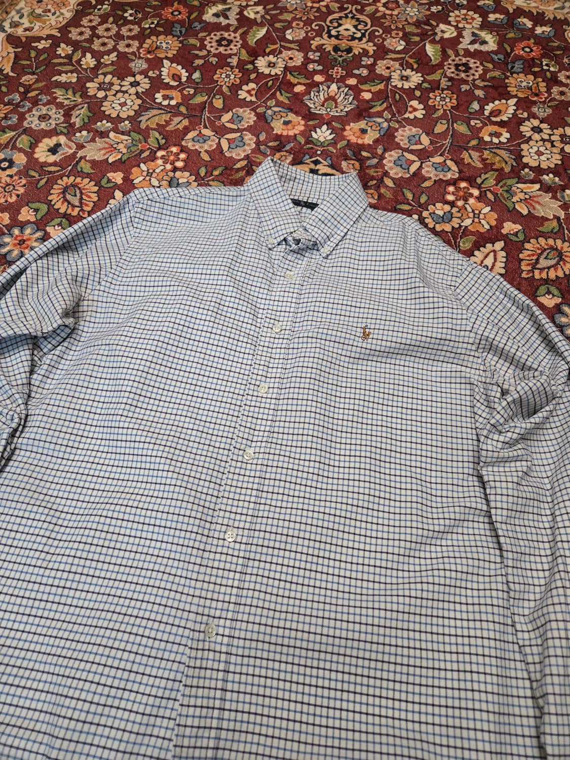 [Polo Ralph Lauren] 폴로 커스텀핏 체크 셔츠 - XL 상품이미지2