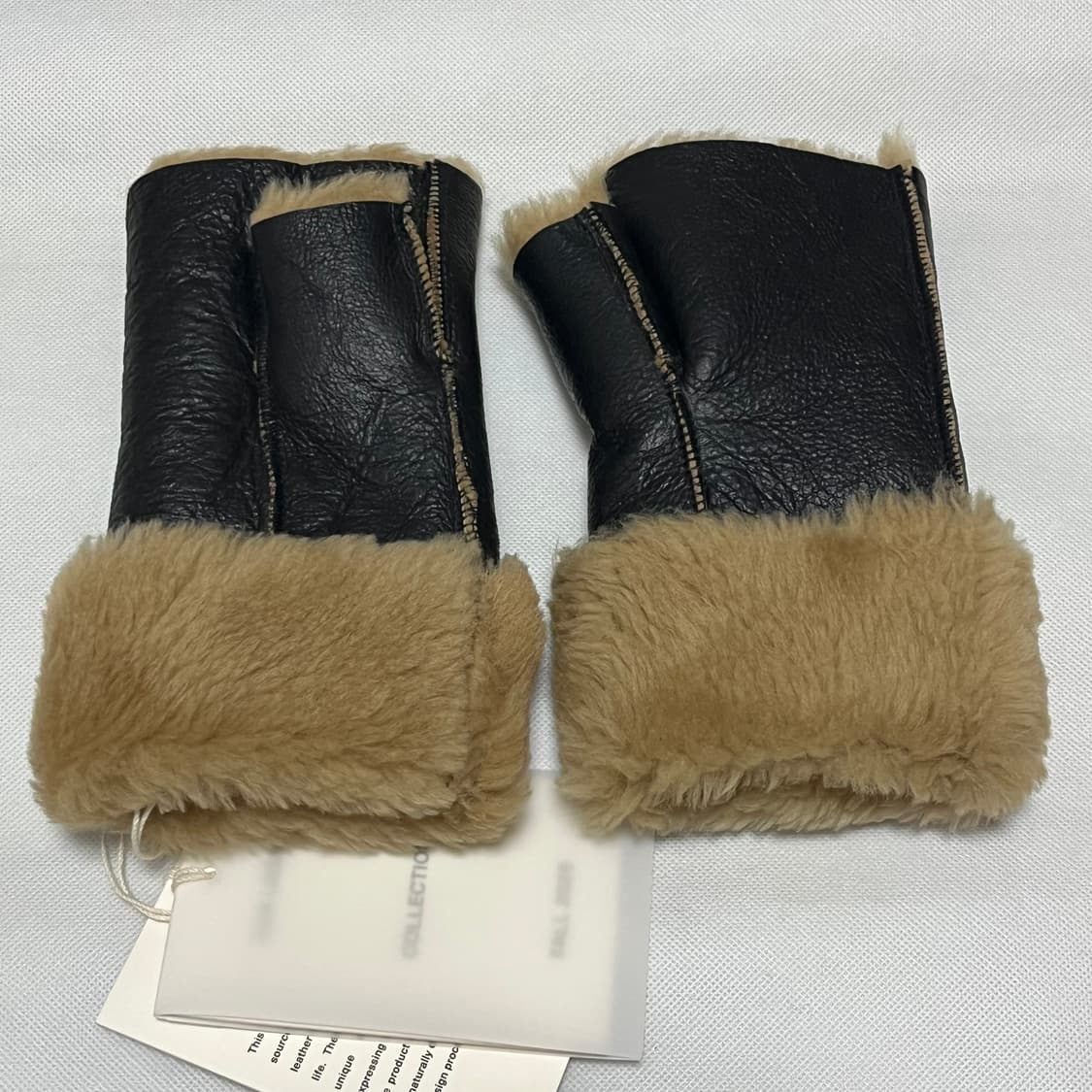 [M]아워레가시 25fw BLIZZARD 시어링 레더 장갑 상품이미지1