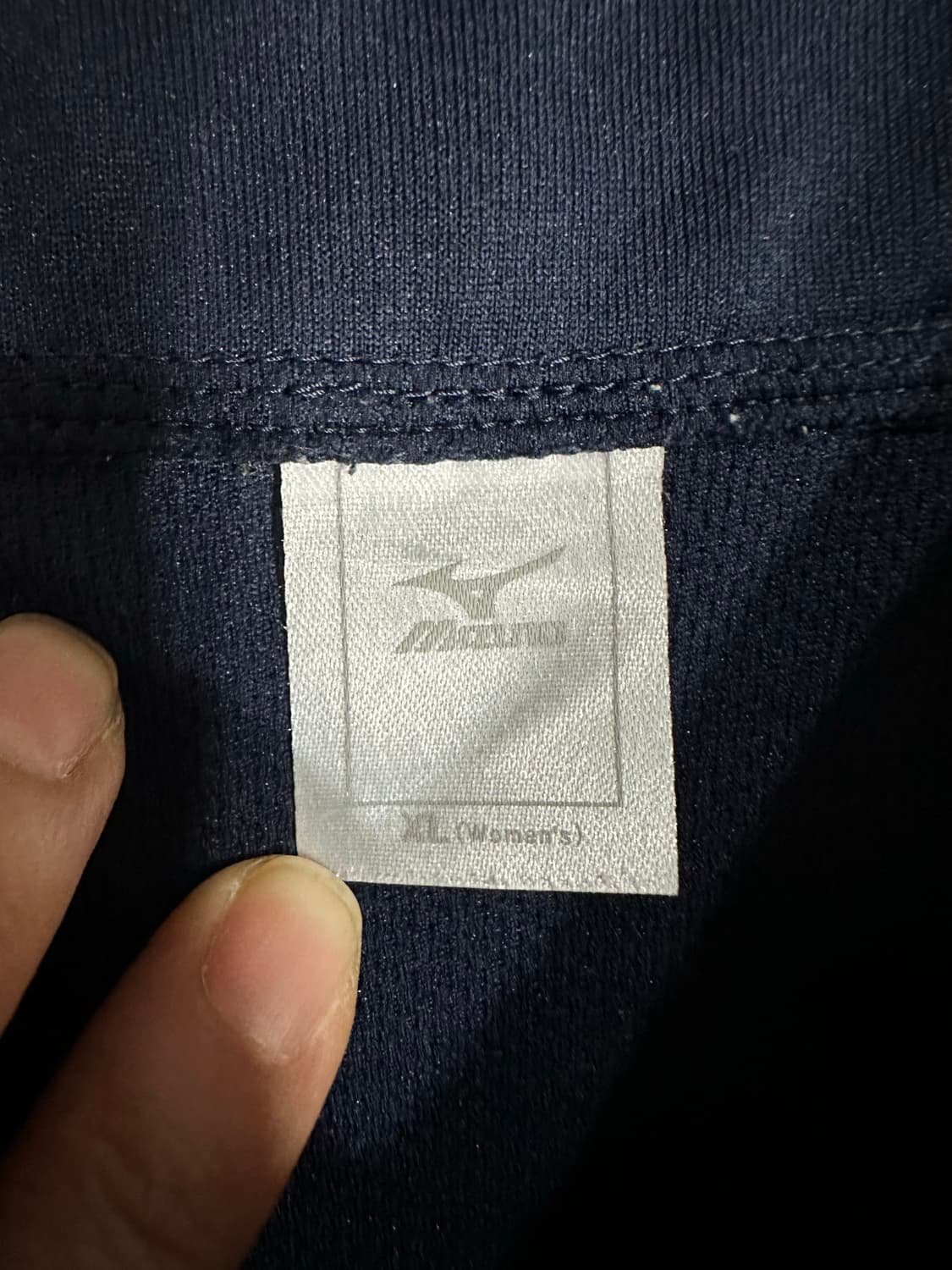 미즈노 Mizuno 기능성 반집업 반팔 티셔츠 네이비 M 상품이미지4
