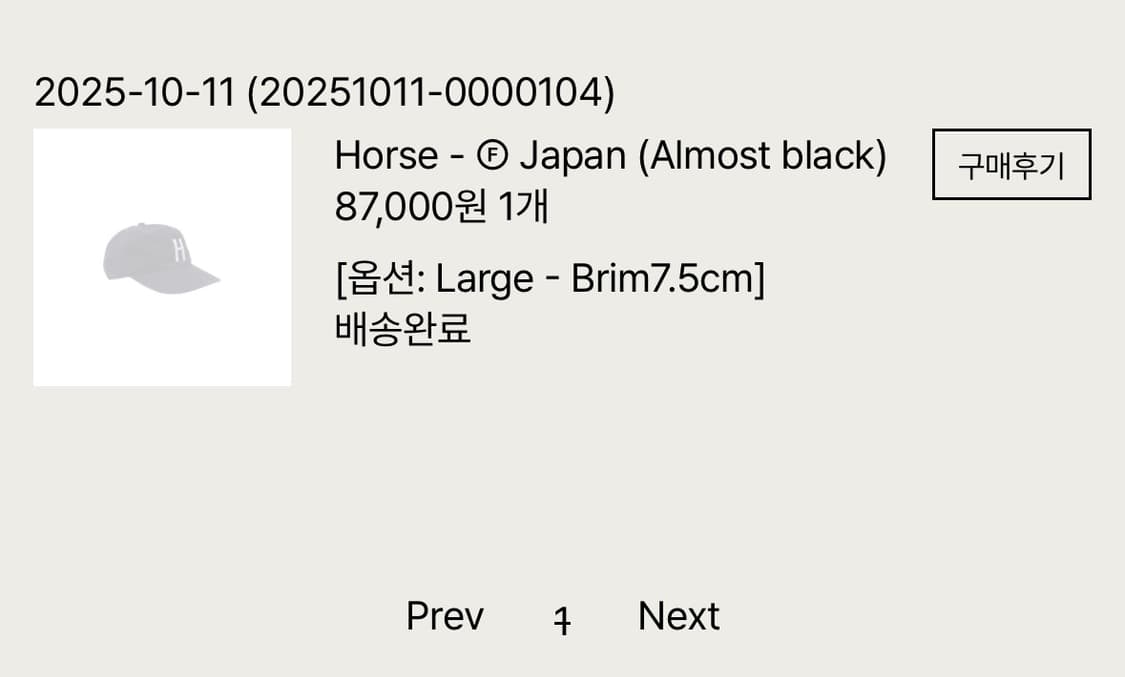 테프스토어즈 볼캡 모자 새상품 HORSE JAPAN 상품이미지4