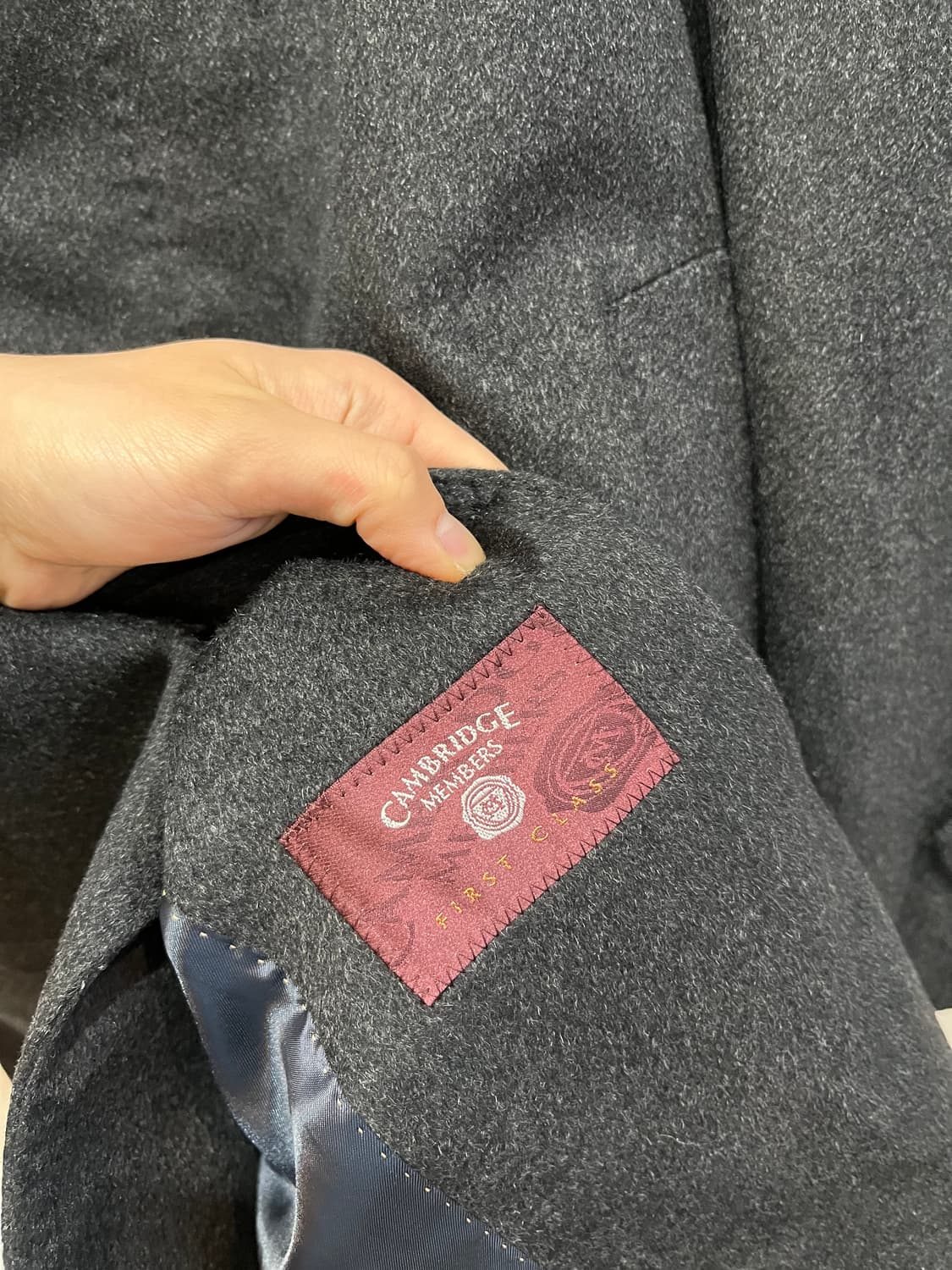 캐시미어100% 코트 상품이미지3