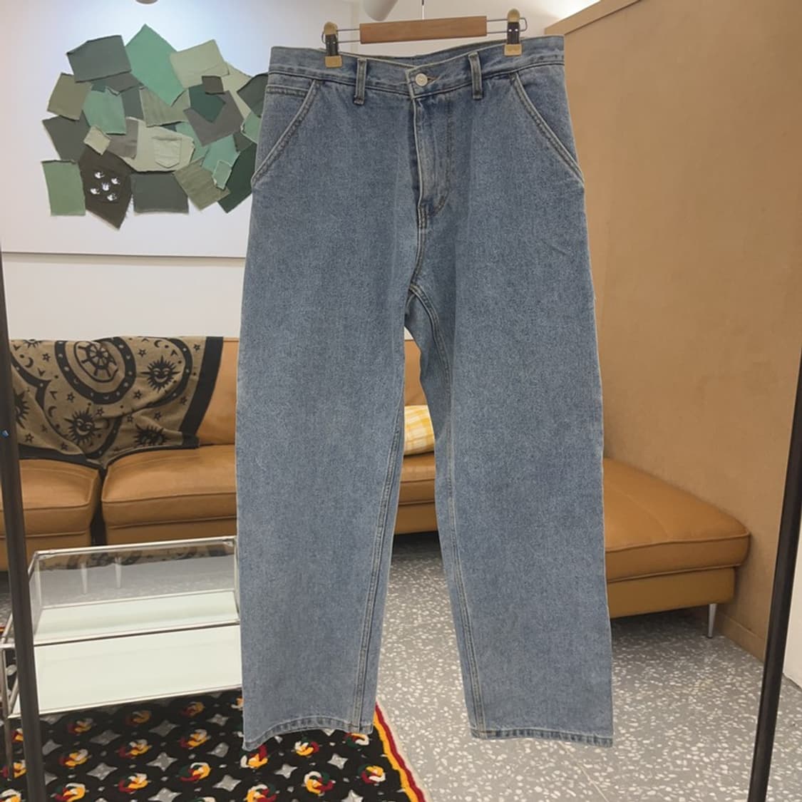 위캔더스 스트릿힙합 키치패치 카펜터 데님팬츠 30인치 C07836 상품이미지3