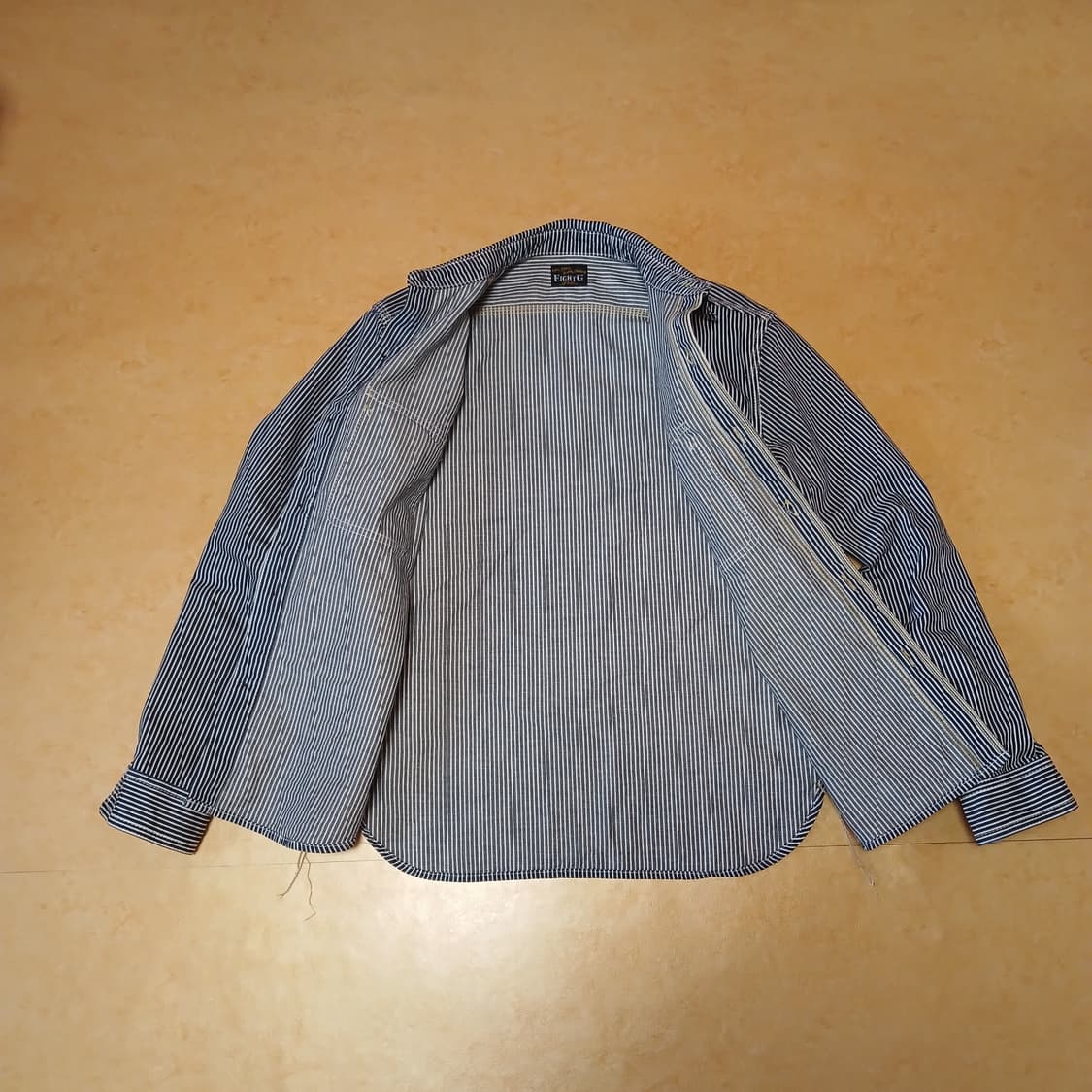EIGHT-G 히코리 워크 셔츠 Made in Japan 상품이미지4