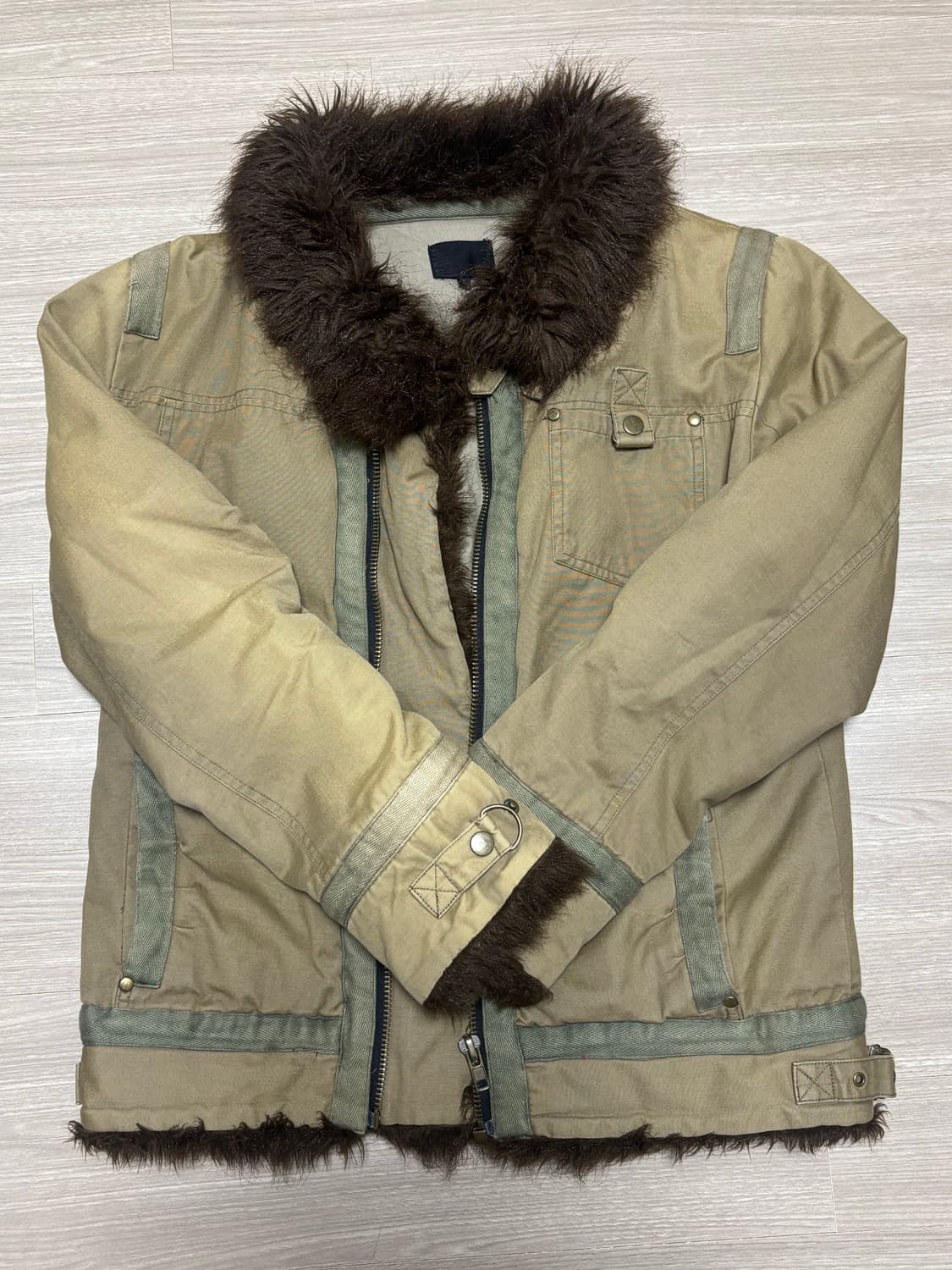 빈티지 퍼 자켓 상품이미지1