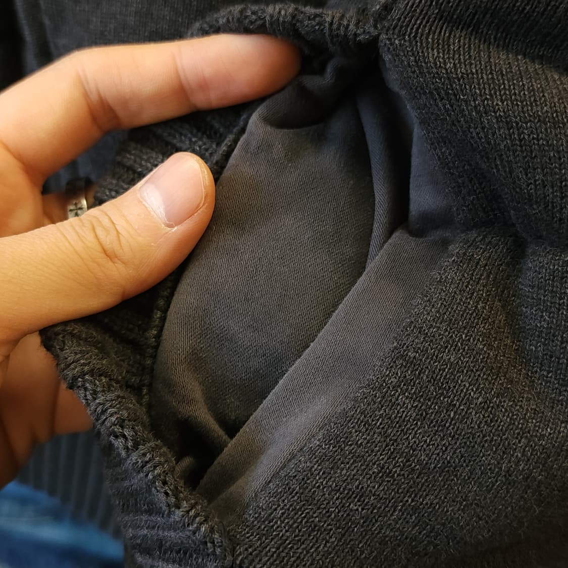 폴로 패딩 베스트 헤비 코튼 립 베스트 그레이 xl 상품이미지8