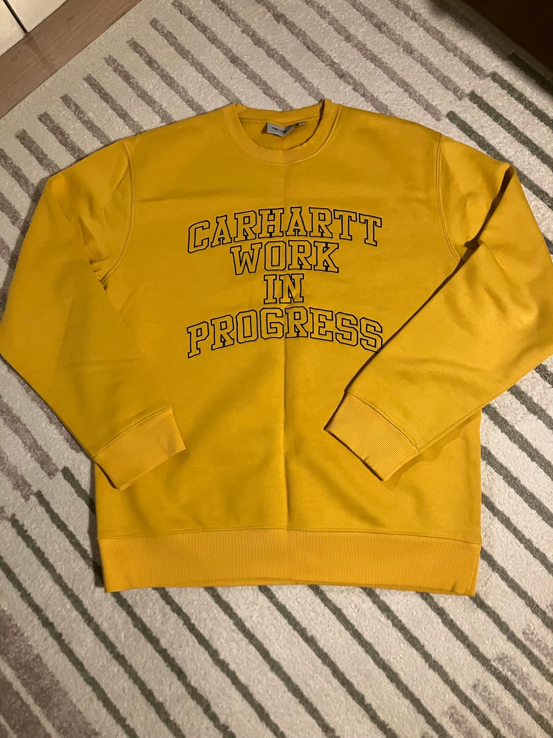 칼하트wip 디비전 스웻셔츠 맨투맨 옐로우 L 상품이미지1