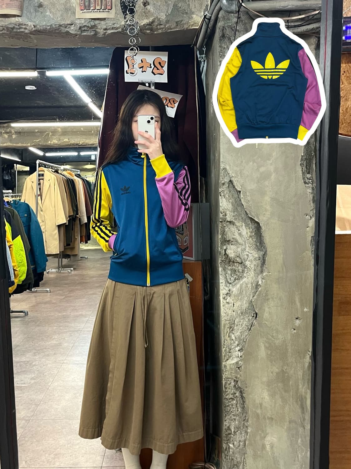 아디다스 배색 파이어버드 져지 블루 90 #csz3611 상품이미지1