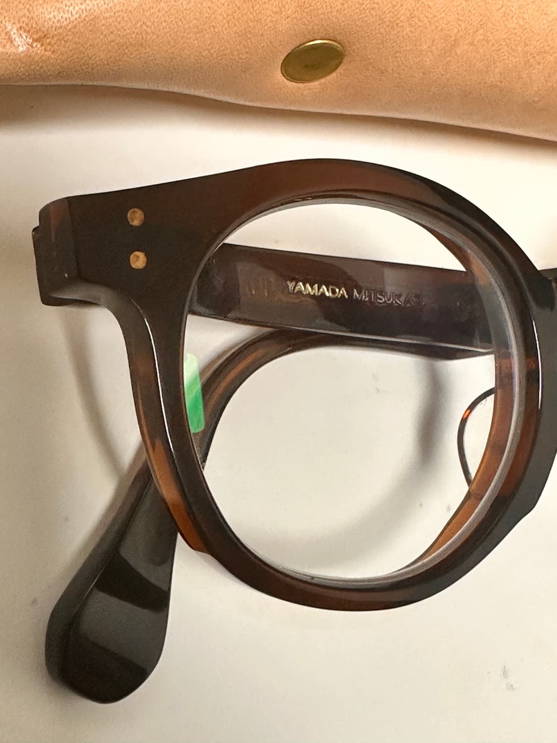 TVR 야마다 시리즈2 안경 브라운 상품이미지2