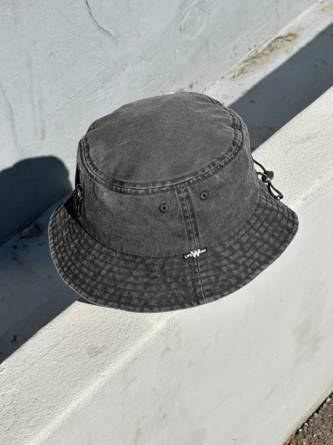 [M] 라이프워크 히든베어 버킷햇 모자 상품이미지3