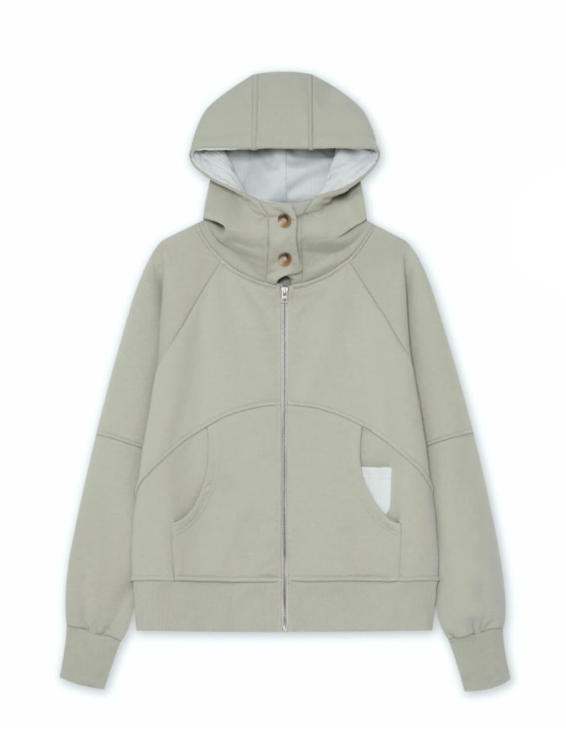 베이비랩 eggshell hoodie sage green 상품이미지1