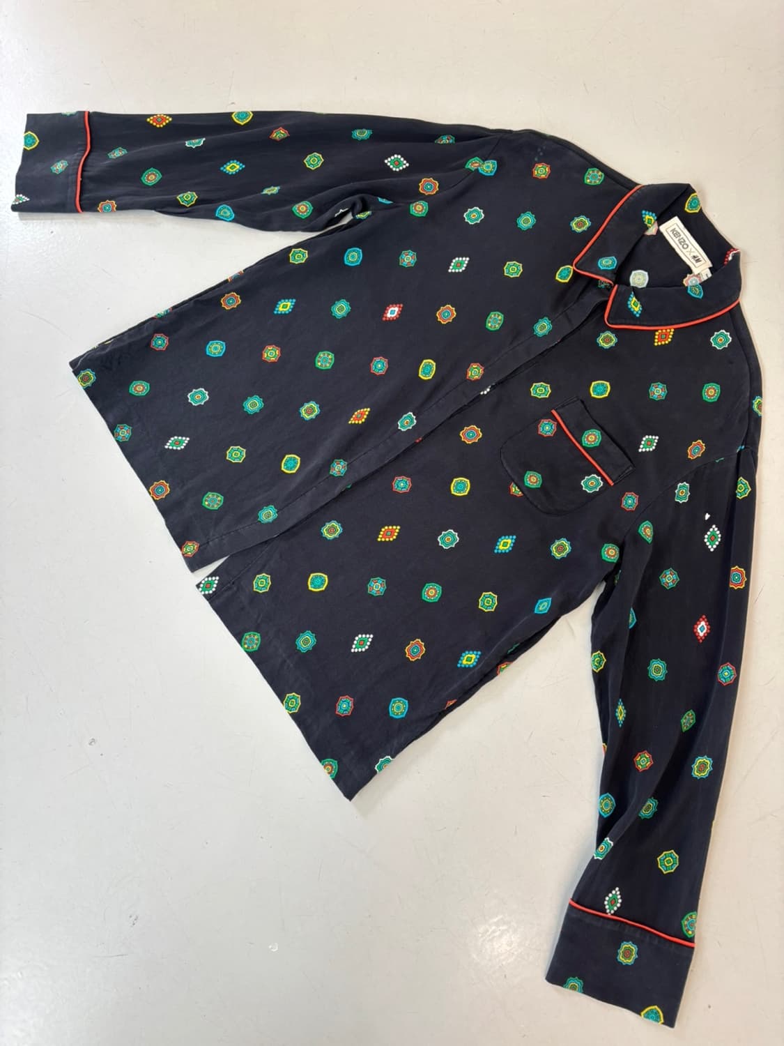 Kenzo X H&M Silk Blouse 상품이미지3