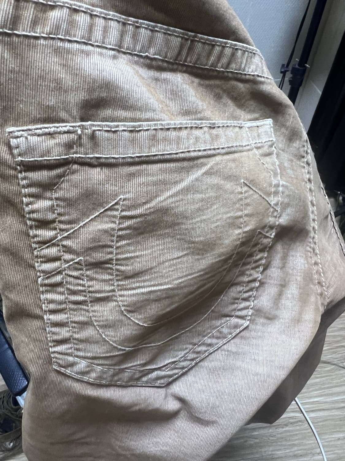 트루릴리전 바비 베이지 골덴 팬츠 상품이미지4