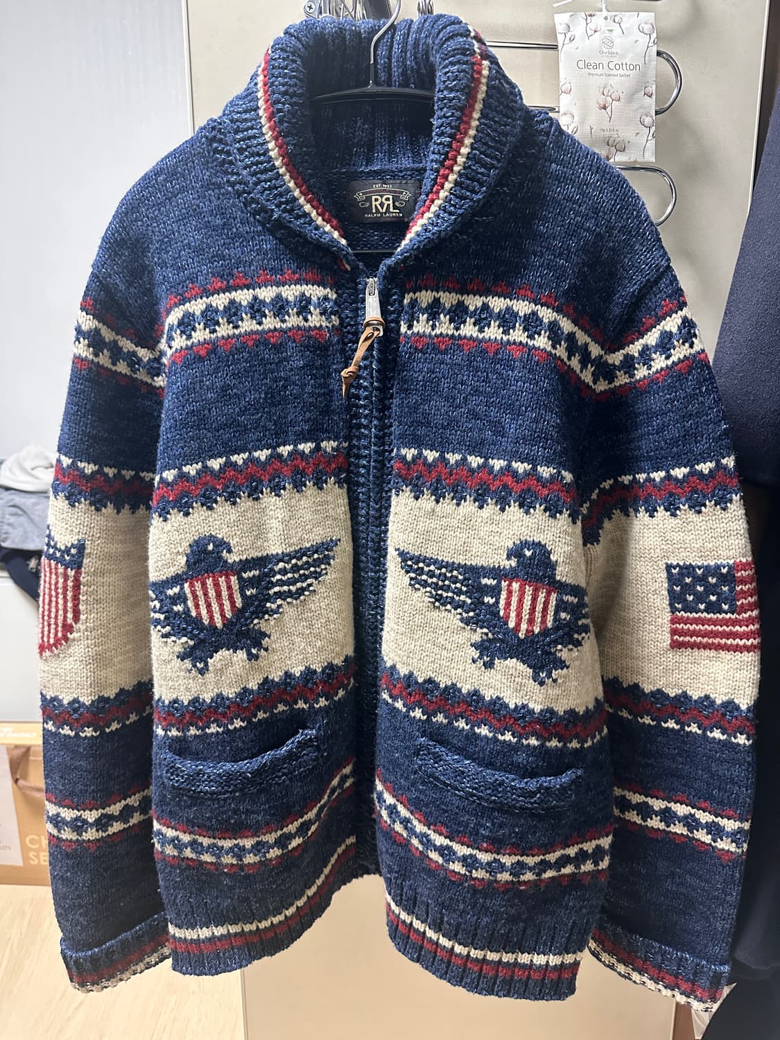 RRL 유니언 브라더후드 가디건 L 상품이미지2