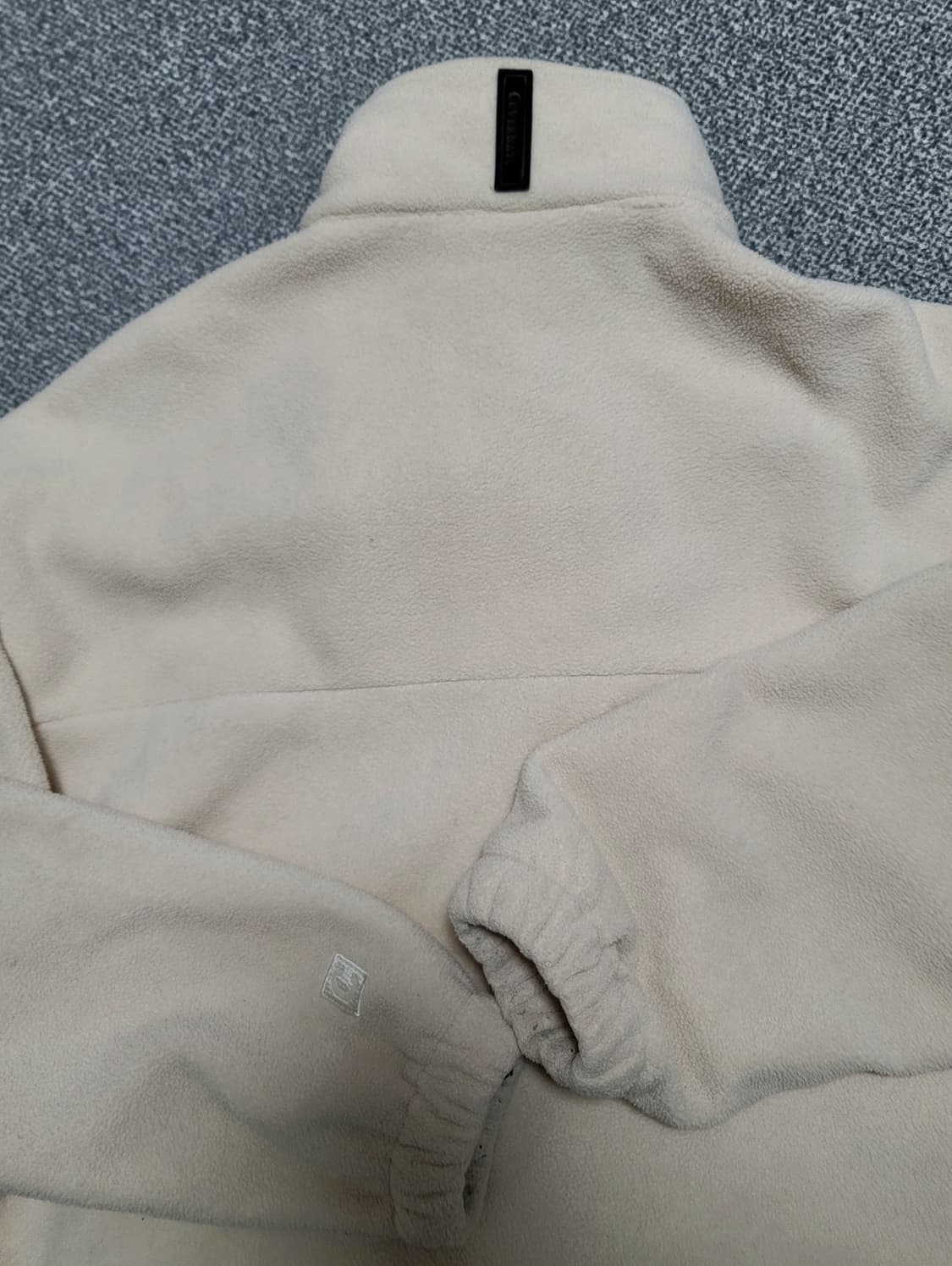커버낫 플리스 자켓 아이보리 S  오버사이즈 상품이미지10