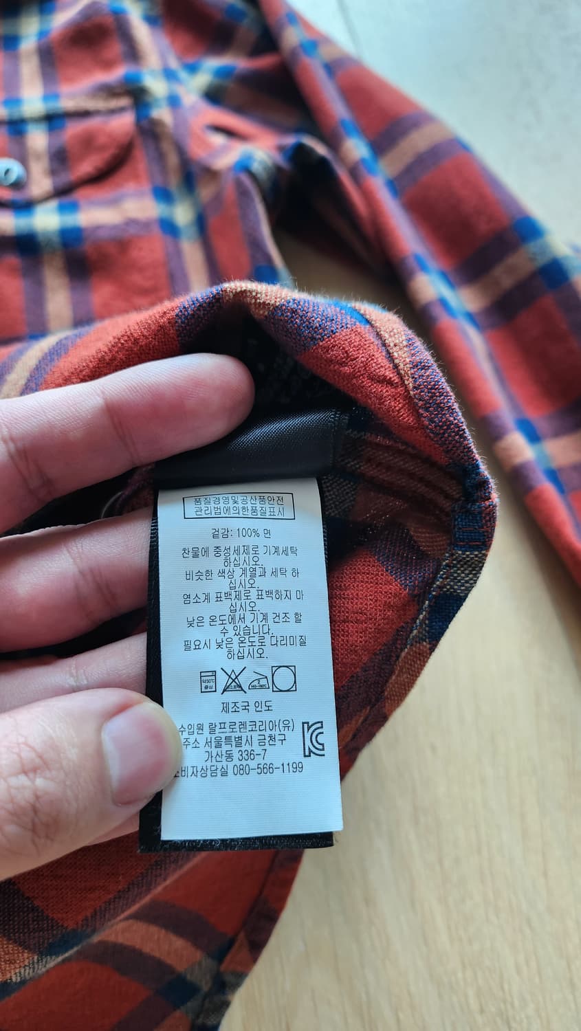 rrl 더블알엘 체크 셔츠 s 상품이미지6