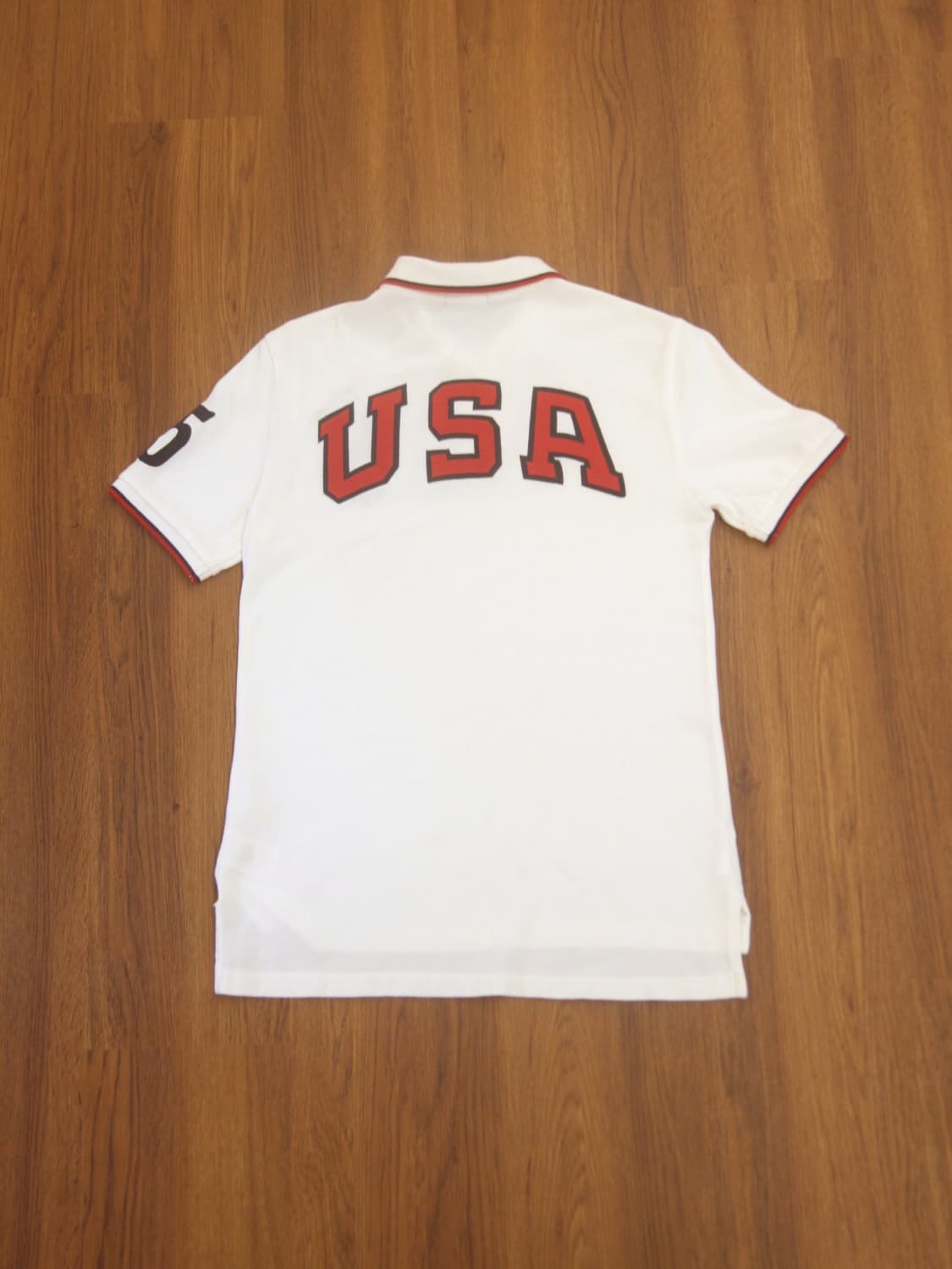 폴로 랄프로렌 빅포니 USA 카라티 화이트 반팔 상품이미지3